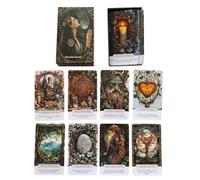 Classic Tarot Cards 78 Pieces Smooth Fortune-Telling Board Games | Family Board Game Cards for Classmate Birthdays Family Gatherings Friends Home Travel Adventure Birthday