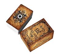 Classic Tarot Cards, Fate Divination Deck Board, 78 Sheets Card Set with Symbol Meanings, Durable Paper Reading Tools, Spiritual Game with Vintage Artwork, Family Fun Choice for Home Parties