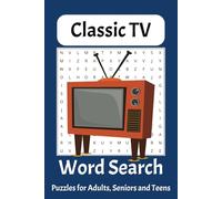 Classic Television Word Search: 55 Easy to Read Puzzles for Adults and Seniors | 6"x9" (15.24x22.86cm), 110 pages | - Nostalgic Sitcoms, Talk Shows & TV’s Golden Age from the 1950s-1990s