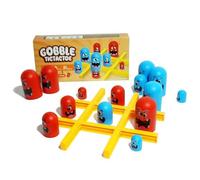 Classic Tic Tac Toe Board Game for 2 Players, Strategic Head-to-Head Tabletop Entertainment for Kids and Family, Educational Party Activity