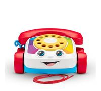 Classic Toddler Pull Along Toy Telephone with Moving Eyes & Rotary Dial for Walking Play and Early Role Play Development Ages 1+
