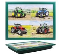 Classic Tractors Green Laptray Cushioned Laptop Lap Desk Breakfast Tray Bean Bag