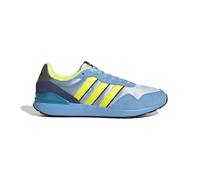 adidas Run 60s 4.0 blue sky yellow navy silver shoes - 10.5UK