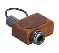 Classic Transducer for Acoustic Instruments, Guitar Pickup with Volume Control, No Hole Installation for Ukulele Folk Guitar Violin, 6.35mm Output