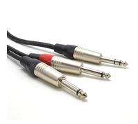 Citronic | 6.3mm Stereo Jack to 2 x Mono 6.3mm Jacks Audio cable | 3.0 Metre