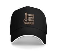 Classic Tung Tung Tung Sahur Baseball Cap Hip Hop Italian Brainrot Meme Sandwich Caps Unisex Style Polyester Sun Hat Activities