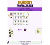 Classic TV Shows Large Print Word Search for Seniors: 100 Nostalgic Large-Print Puzzles - Golden Age Television Favorites