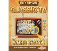 Classic TV Word Search large print: 50 Nostalgic Puzzles with Hidden Messages and Trivia | A Large Print Word Search Book Celebrating Classic Shows and Retro Television Fun for Adults and Seniors