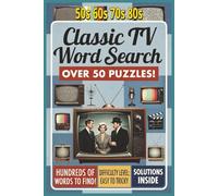 Classic TV Word Search: Word Searches with Easy to Read Print about Classic TV, Nostalgia, Fun, and More | 6x9 inches, 110 pages | 50+ Puzzles … Gift for Vacations, Holidays, and Free Times