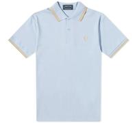 Classic Twin Tipped Polo - Lido Blue- male- Fred Perry- Polo Shirts- Blue- XS- Tops XS