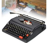 Classic Typewriter Portable Manual Writing Tool for Nostalgic Writers - Ideal for Remote Locations and Classic Word Processing