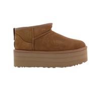 W Classic Ultra Mini Platform Ankle Boots in Suede hazel