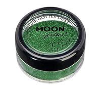 Classic Ultrafine Glitter Dust by Moon Glitter - Green - Cosmetic Festival Makeup Glitter for Face, Body, Nails, Hair, Lips - 5g