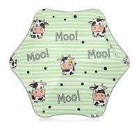 Classic Umbrella for Kids Girls Small Sun Umbrella Uv Protection Girl Boys Umbrellas for Rain Cute Cartoon Cows Black Spots