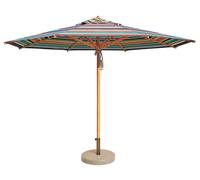 Classic umbrella / parasol multicolour / pulley & bend Weishäupl 300 cm - KLE300011N33