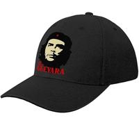 Classic Unisex Sports Hat Che Guevara Baseball Cap Traditional Hipster Baseball Cap Polyester Rock Cap with Gift