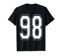 Classic Varsity Number 98, Happy 98th Birthday Milestone Value Graphic T-Shirt