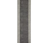 Classic Velour Runner Rug - Bordered Design - 80X200 cm