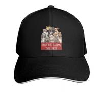 Classic Versatile Baseball Cap They're Eating The Pets Luxury Man Hat Fishing caps Man Solar Hat Women's PLeisure Sports Gifts