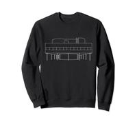 Classic Villa Savoye Facade - iconic Corbusier Architecture Sweatshirt