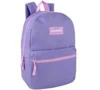 Classic Vintage Backpack for Adults and Kids with Adjustable Padded Shoulder Straps | School Bookbags for Girls, Boys (Purple)