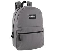 Classic Vintage Backpack for Adults and Kids with Adjustable Padded Shoulder Straps | School Bookbags for Girls, Boys (Grey)