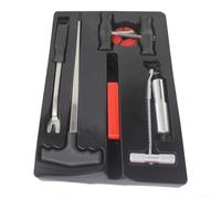 Classic Vintage Car Windshield Remover Kit 7 Piece | for premium alloy steel, black red grips, for durable construction, long for service life, heavy duty use