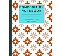 Classic vintage Composition Notebook: Wide Ruled Lined Paper for School, Work, and Journaling