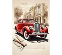 Classic Vintage Notebook for Men - Timeless Journal for Writing and Notes 6x9 inch 120 lined pages: Stylish and durable design for everyday journaling, planning, or ideas