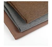 Classic Vintage Speaker Mesh Cloth 150/75/50x50cm - Thickened Audio Stereo Filter Fabric for Grille Restoration | Professional Acoustic Protection(BlackBrown(150x50cm))