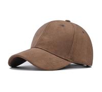 Classic Vintage Washed Suede Fabric Hat Men Women Baseball Cap Men Cap for Women Baseball Cap for Men Youth Colorful Hat (Suede, Coffee)