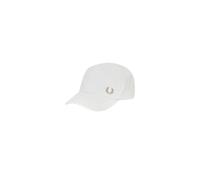 Fred Perry Mens Womens Unisex HW6726 Classic Pique Baseball Cap Hat in Snow White & Warm Stone One Size