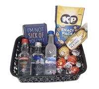 Classic Vodka Miniature Gift Basket |Gift Hamper| Vodka Gift | Alcohol Gift | For Her | Adult Gifts (I'm not sick of you yet)