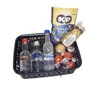 Classic Vodka Miniature Gift Basket |Gift Hamper| Vodka Gift | Alcohol Gift | For Her | Adult Gifts (No Plaque)