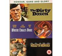Classic War Film Triple pack : Where Eagles Dare / Kelly's Heroes / Dirty Dozen [DVD]