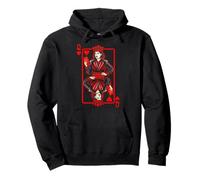 Classic Whimsical Vintage Queen of Hearts with Cell Phone Pullover Hoodie
