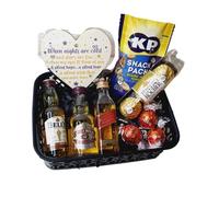 Classic Whisky Miniature Gift Basket |Gift Hamper| Whisky Gift | Alcohol Gift | For Her | Adult Gifts (When nights are cold)
