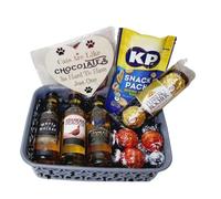 Classic Whisky Trio Miniature Gift Basket |Gift Hamper| Whisky Gift | Alcohol Gift | For Her | Adult Gifts (Cats chocolate)