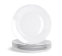 Classic White Dinner Plates Porcelain Dining Serving Dishes 30cm