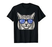 Classic Wildcats Name Styles | Cat's Lovers Animal Game Day Value Graphic T-Shirt, Men, Black, M