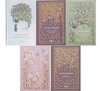 Classic Women’s Literature Collection: 3 Iconic Novels by Austen, Alcott & Gaskell (3 Books, Hardcover) with Matching Journals in an Exquisite Cranford Edition