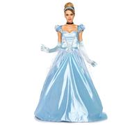 Classic women's dress Leg Avenue Cinderella Bleu M