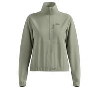 Odlo - Women's Mid Layer 1/2 Zip Classic - Sport shirt size L, olive