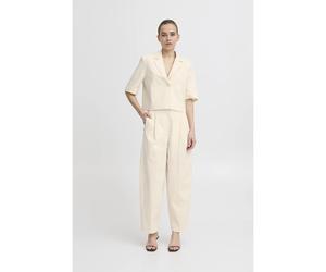 Classic women's trousers Ichi Wallis Blanc 40