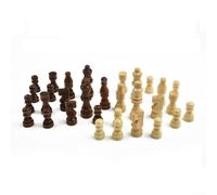 Classic Wood Chess Game 32pcs Carved Board Pieces