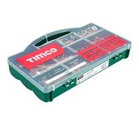 Timco CLASSICTRAY Classic Multi-Purpose Screws - Mixed Tray - Pz - Double Countersunk - Yellow 895Pcs Tray 895