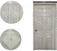Classic Wooden Bamboo Beautiful Hanging Beaded Door Curtain String Fly Insect Screen Blind Design Varies Home Gifts Decoration