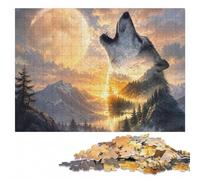 Classic Wooden Jigsaw, Adults, Call of The Golden Horizon, 1000 Pieces