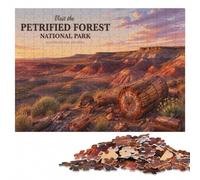 Classic Wooden Jigsaw, Adults, Visit The Petrified Forest, 1000 Pieces | Present for puzzle enthusiasts with hands-on indoor leisure during indoor leisure.