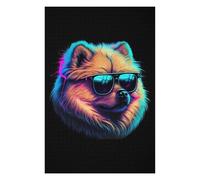 Classic Wooden Jigsaw Puzzle for Adults, Chow Chow, 1000 PCS